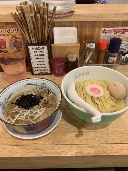 「アハハ煮干し味玉つけ麺:900円」@中華そば ムタヒロの写真