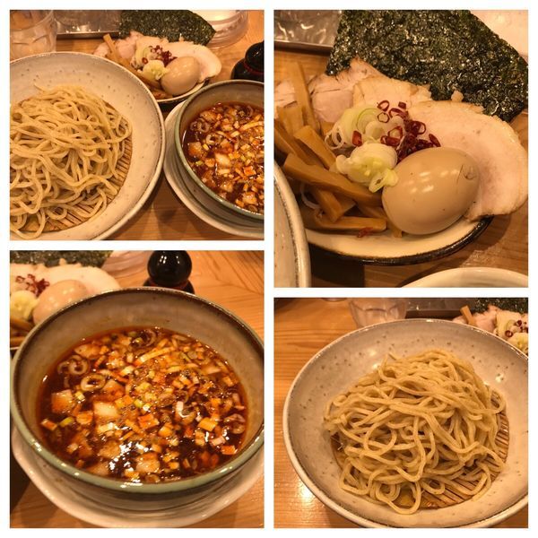 「【限定］からいつけそば＋特製」@中華そば 笑歩の写真