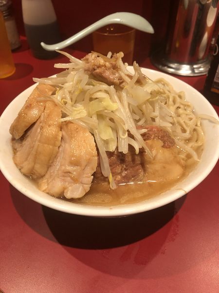 「小ラーメン豚入り」@ラーメン二郎 荻窪店の写真
