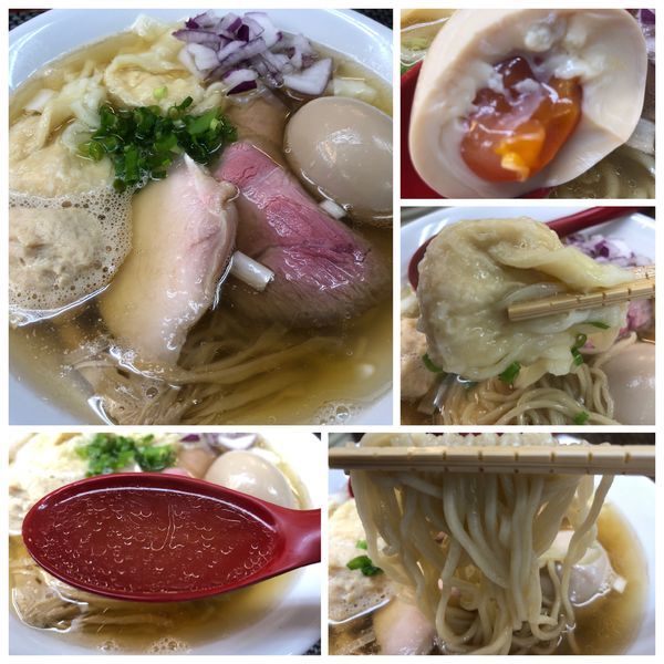 「【限定】特製鯵塩そば 1000円」@麺や 睡蓮の写真
