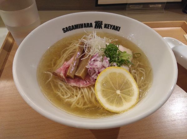 「冷やし煮干し塩らーめん」@Sagamihara 欅の写真