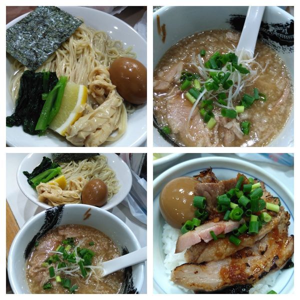 「【限定】淡麗醤油つけそば大盛り+ライス」@麺屋 扇 SENの写真