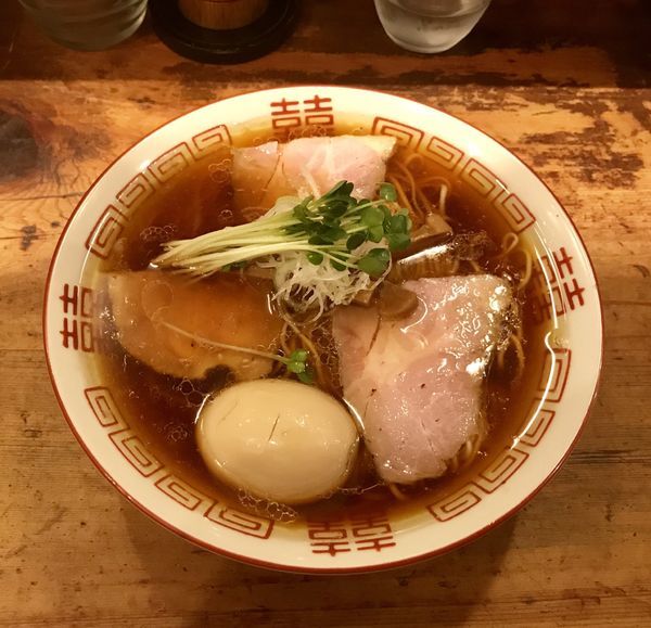 「味玉中華そば」@中華そば しば田の写真