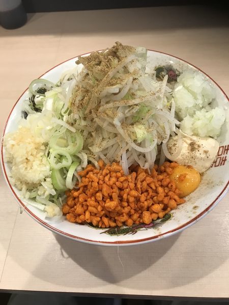 「まぜそば」@鷹の目 蒲田店の写真