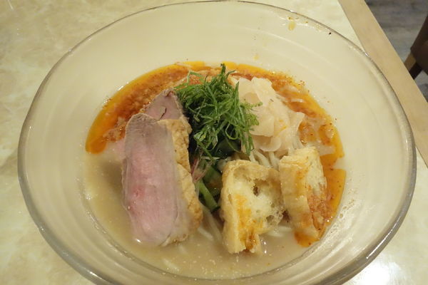 「【限定】夏野菜の冷や汁ＳＯＢA」@鶏ポタラーメン THANK 大門店の写真