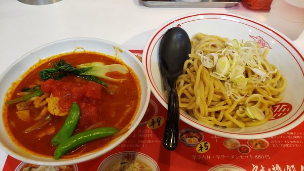 「冷やし味噌やさい・夏 980円」@蒙古タンメン 中本 大宮店の写真