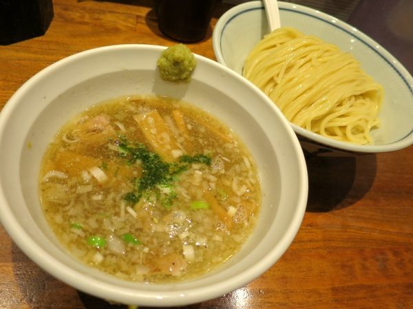 「塩つけ麺 並盛 ８００円」@めいげんその写真