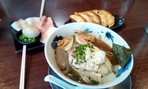 「冷やし煮干しそば」@麺道 麒麟児の写真