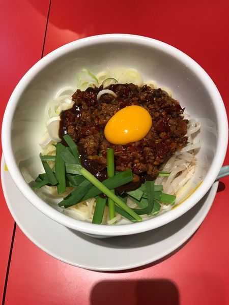 「台湾まぜそばご飯小付」@郭 政良 味仙 東京ニュー新橋ビル店の写真