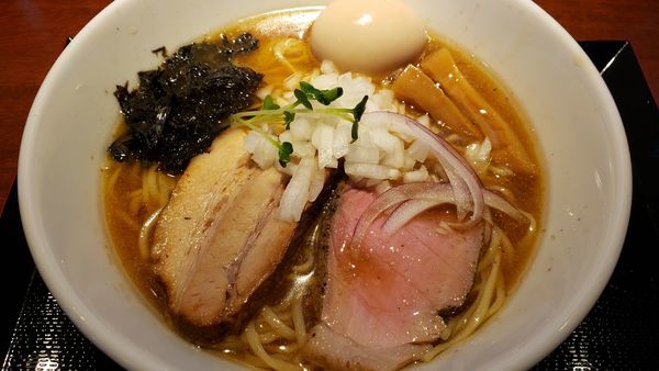 「煮干し中華そば＋味玉」@中華そば 蓮の華の写真