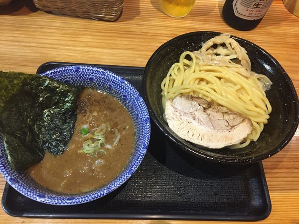 「つけ麺¥850+瓶ビール¥550」@つけめん・らーめん・煮干そば 金狼の写真