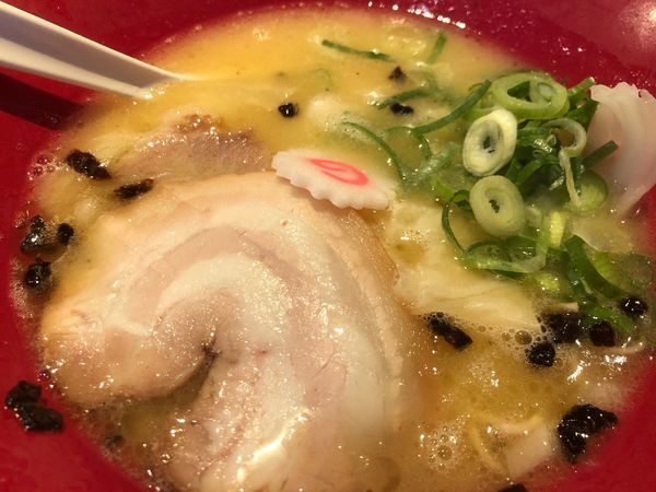 「かさね味＋替え玉（選挙割）」@博多一風堂 横浜西口店の写真