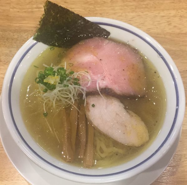 「中華そば(塩)800円他」@手打式超多加水麺 ののくらの写真