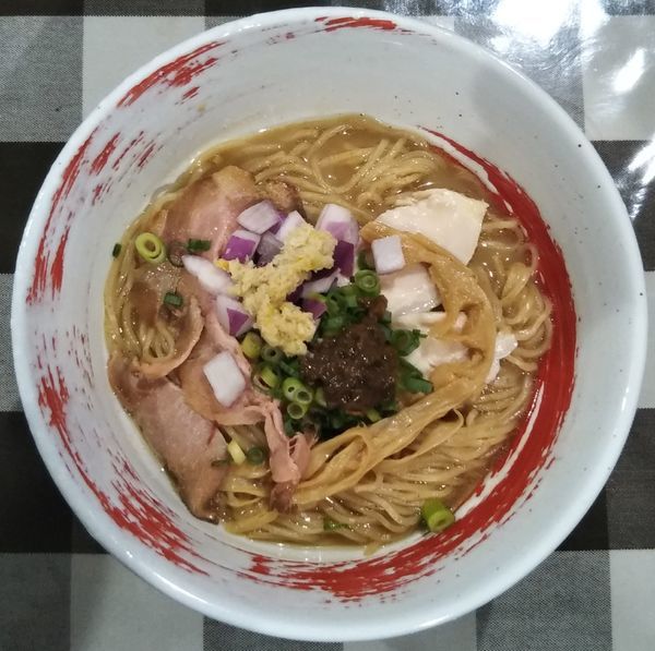 「天然真鯛ラーメン(醤油)　大盛」@麺ダイニング 旬彩の写真