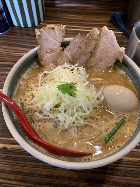 「海の味玉焼豚味噌そば」@中華そば 螢の写真