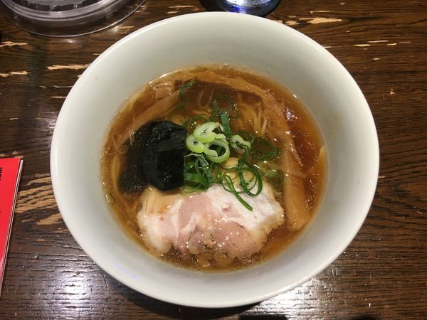 「ミニ醤油らぁ麺570円」@支那そばや 新横浜ラーメン博物館店の写真