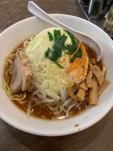 「ちょいコテ旨コク正油野菜麺　780円→800円」@中華 味一の写真