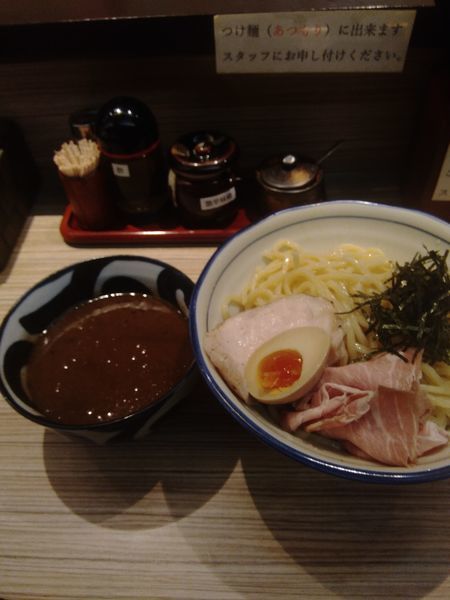 「濃厚魚介豚骨つけ麺　中盛り」@麺屋 宮本の写真