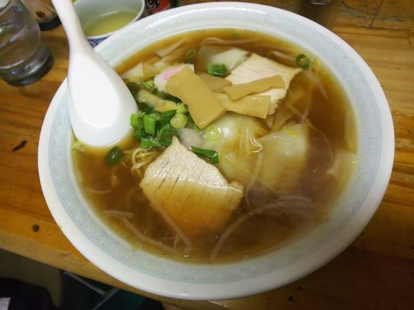 「ワンタン麺 450円」@大弘食堂の写真
