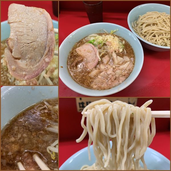 「小ラーメン¥740+ぎょったまつけ麺¥100」@ラーメン二郎 中山駅前店の写真