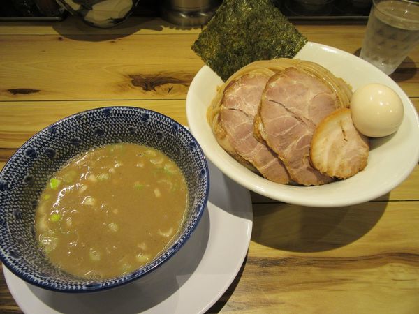 「特製つけそば（１１５０円）＋大盛１００円」@土浦麺処 龍乃舞の写真