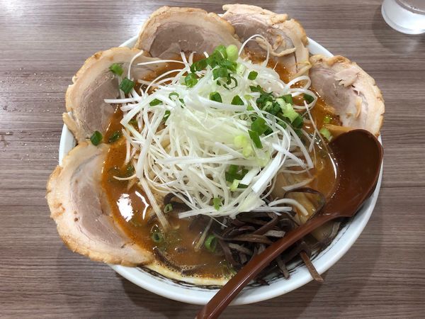 「じゃん辛チャーシュー」@らーめん初代一国堂 相模原本店の写真