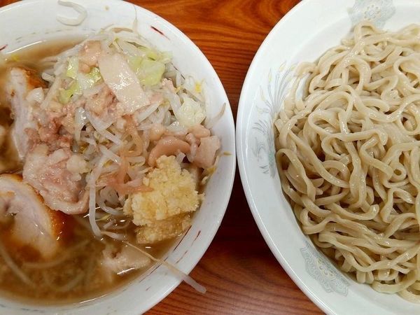 「つけ麺（ヤサイニンニクアブラ）」@ラーメン二郎 亀戸店の写真
