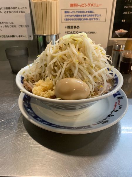 「ラーメン 味玉 ブタ」@ラーメン大 下高井戸店の写真