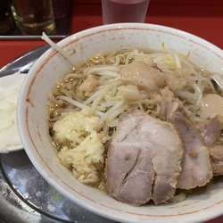 小ラーメン ニンニク アブラ 玉ねぎトッピング