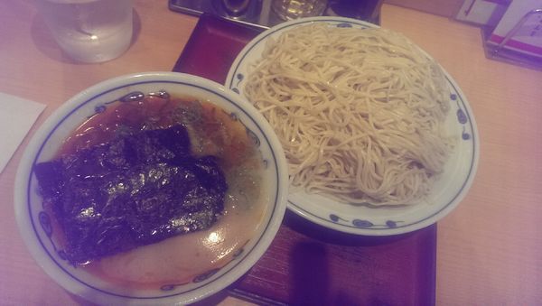 「赤つけ、大盛」@らあめん 渋谷三丁目の写真