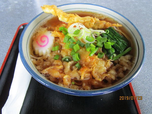 「天ぷら蕎麦　800円」@信州の写真