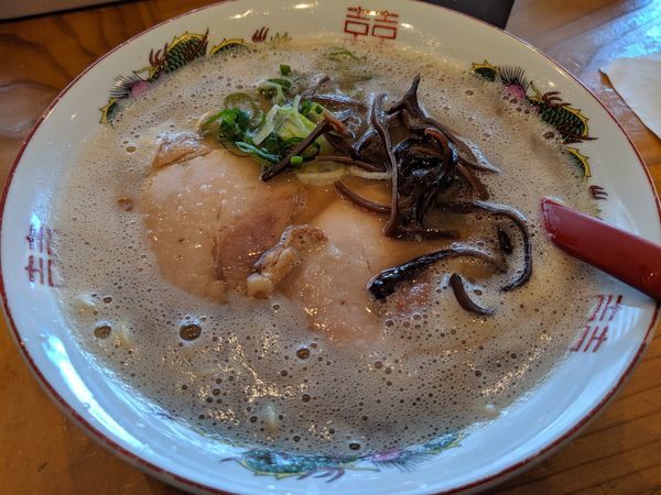 「こってりラーメン¥630」@福間ラーメン ろくでなし 新宮店の写真