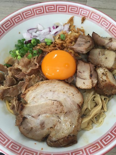 「まぜそば全部増し」@徳島NOODLE ぱどるの写真