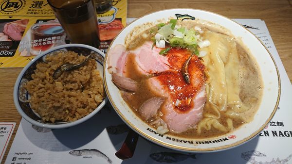 「ランチCセット 1000円」@すごい煮干ラーメン凪 田町店の写真