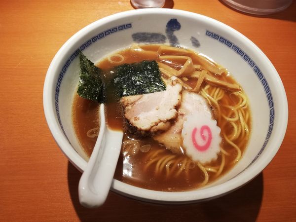 「らーめん　醤油」@たけちゃんにぼしらーめん 調布店の写真