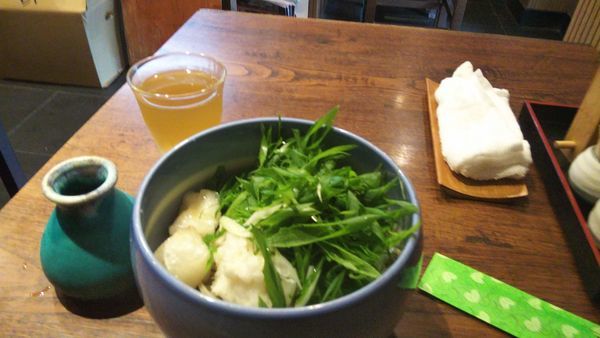 「九条ねぎおろしそば」@手打ち蕎麦 恒の写真