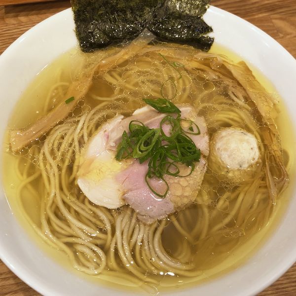 「地鶏 塩」@自家製麺 純の写真