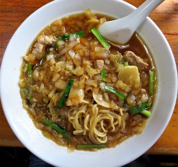 「しょうゆ蘭州麺（700円）」@御食事処 やちよの写真