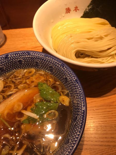 「清湯つけそば(830円)」@つけそば 神田勝本の写真