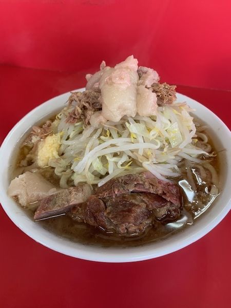 「小ラーメン 750円（ニンニクチョイ・アブラマシ）」@ラーメン二郎 茨城守谷店の写真