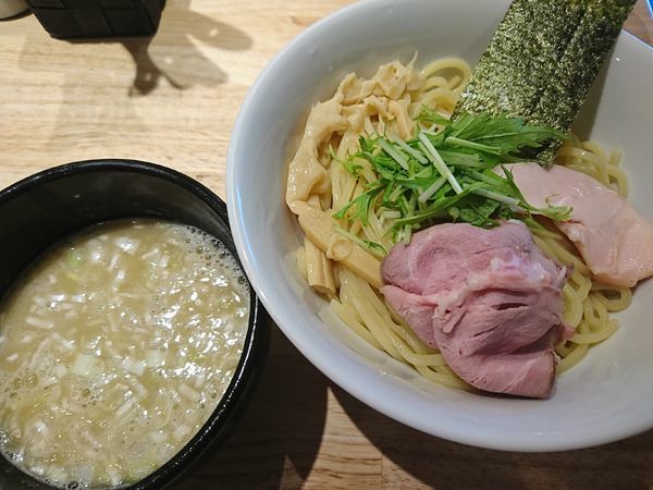 「鶏白湯つけ麺(塩)850円」@麺屋 れんしんの写真