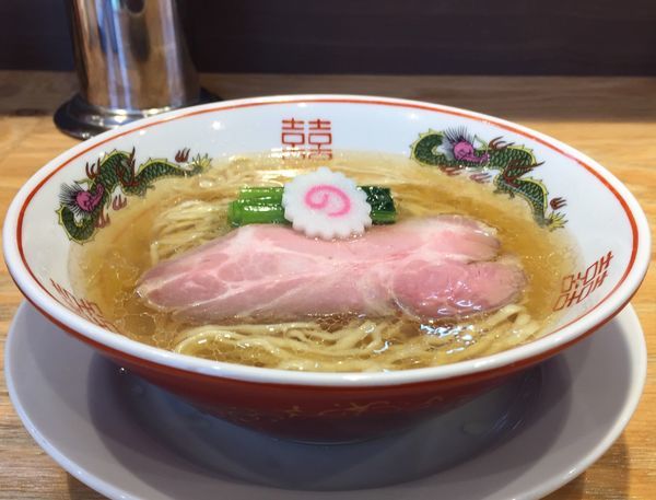 「白だしラーメン(並)800円」@キング製麺の写真