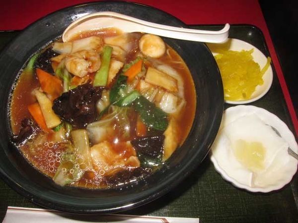 「五目湯麺（単品）　600円（ランチ）」@花彫酒家の写真