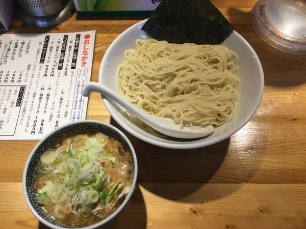 「つけそば(正油)・並(¥780)」@中華そば専門 めんやいただきの写真