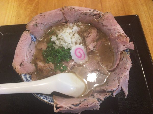 「飲み干し煮干しラーメン」@豚骨中華そば おかわりやの写真