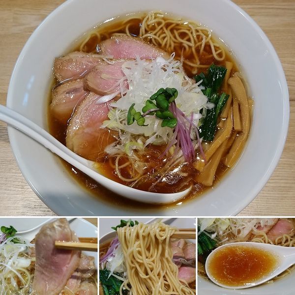 「中華ソバ鴨チャーシュー増　1050円」@中華ソバ ビリケンの写真