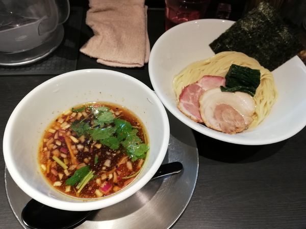 「あっさりつけ麺　限定」@つけ麺 中華そば アンタイNOODLESの写真