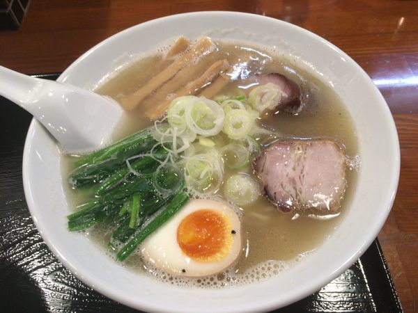 「Wスープの塩ラーメン」@麺や 一歩一歩の写真
