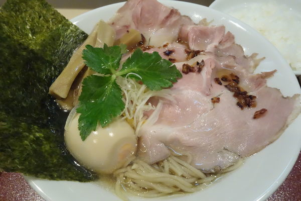 「特製金色貝そば」@燃えよ麺助の写真