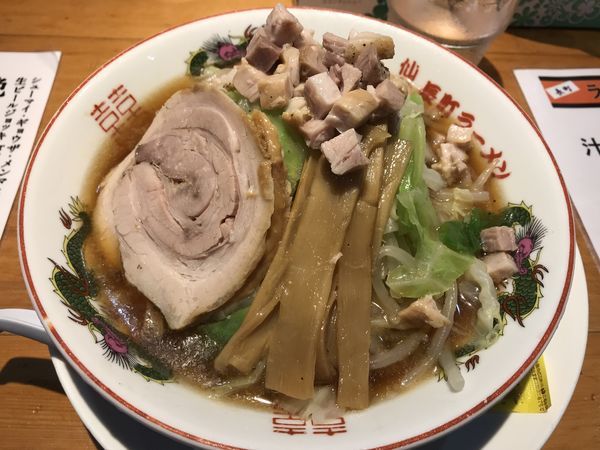「冷やし中華麺（中盛、細麺）」@長町ラーメン 本町店の写真